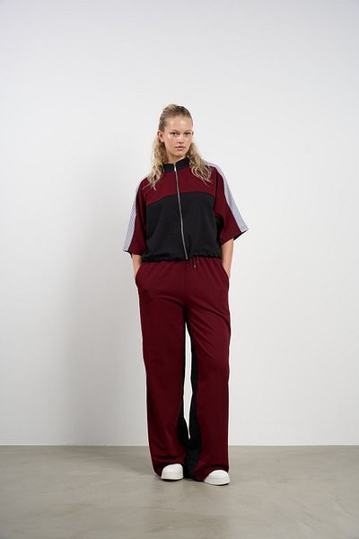 HANIQA Women's Plus Size Garnished Summer Tracksuit Set