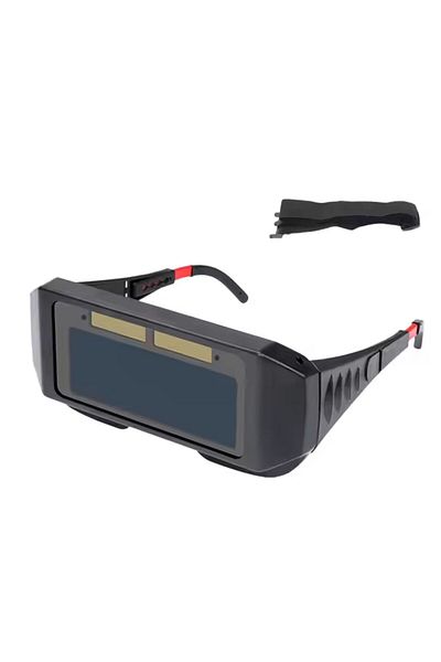 OEM Auto-Dimming Welding Glasses, Solar, Adjustable, Eye Protection, Black