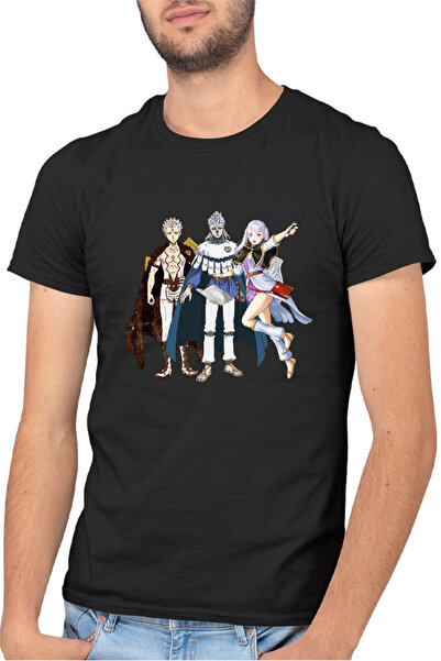 OEM Tricou barbati Black Clover Silver Noelle Nozel Tabata Yuuki Mangaka
