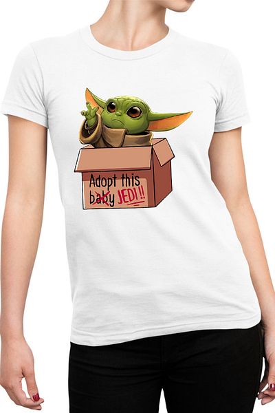 OEM Tricou Femei Baby Yoda Adopt Alien Star Wars