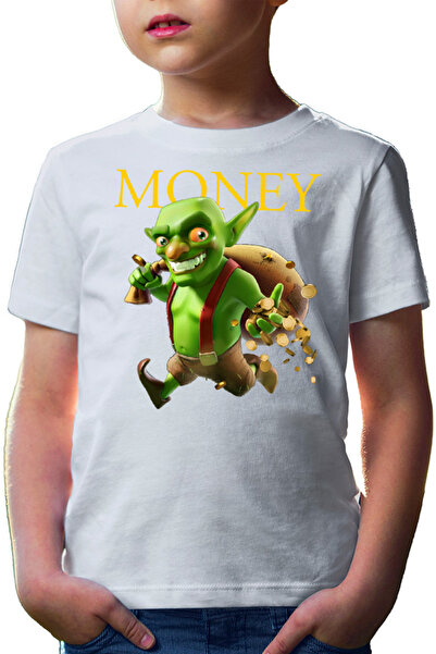 OEM Tricou copii Clash of Clans Money Monster Collect Economy