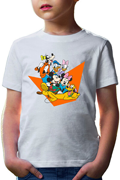 OEM Παιδικό μπλουζάκι Mickey Mouse Friends Goofy Minnie Lucy Donald Duck