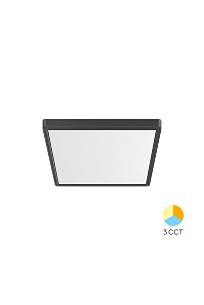 Braytron Plafoniera LED 20W 3IN1 IP40 Negru Jade SQR SLR