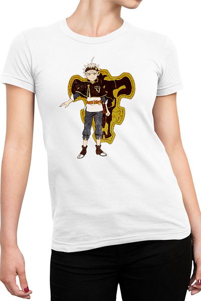 OEM Tricou Femei Black Clover Asta Hero Shield Weapon Anime