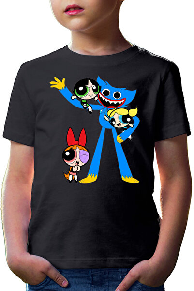 OEM Tricou copii Huggy Wuggy Powerpuff Girls Funny Play Childish