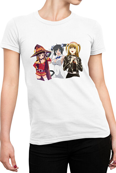 OEM Tricou Femei DanMachi Hestia Konosuba Megumi Death Note Misa