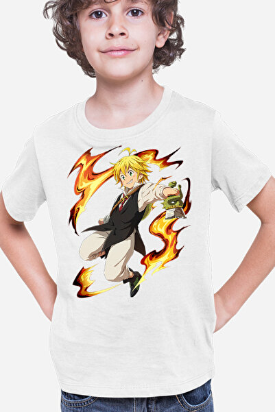 OEM Детска тениска Седем смъртни гряха Meliodus Animekage рисунки