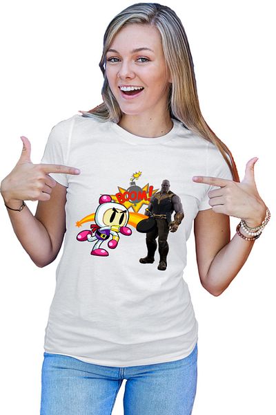 OEM Tricou Femei Thanos Bomberman Accident Hurt