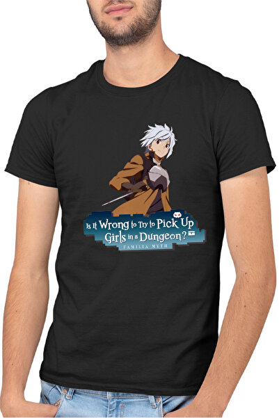 OEM Tricou barbati Is It Wrong To Pick Up Girls In Dungeons Anime Manga