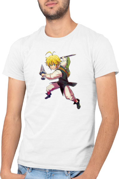 OEM Tricou barbati Επτά Θανάσιμα Αμαρτήματα Melodias Όπλο Ποινικό Weeb