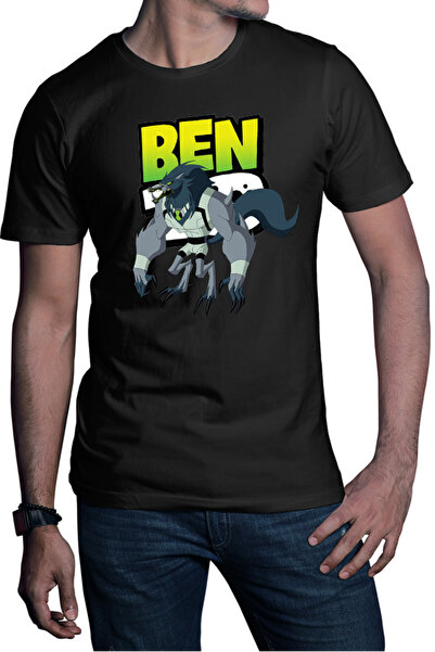 OEM Tricou barbati Ben10 Wolf Logo Cartoon Alien