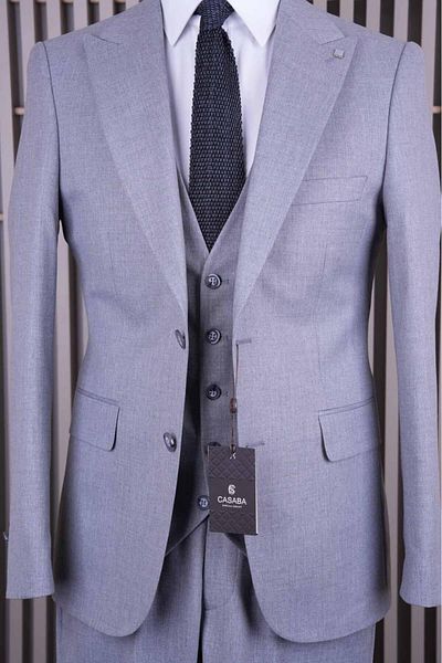 CASABA Men's Vest Suit 7405