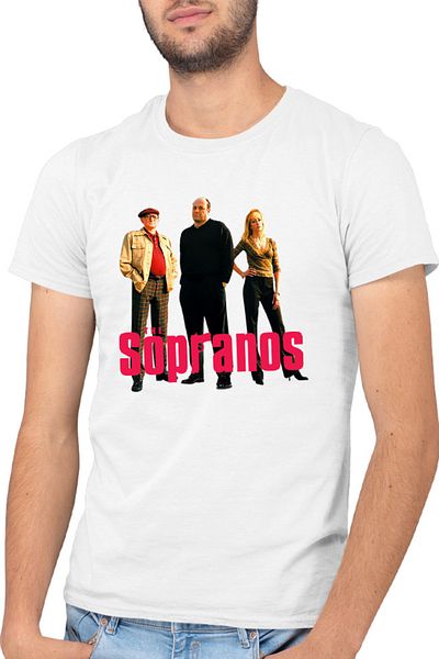 OEM Men's T-shirt The Sopranos HBO Drama Police Series