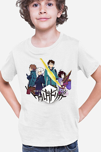 OEM Tricou copii World Trigger Logo Anime Sci-fi Otaku Action Shounen