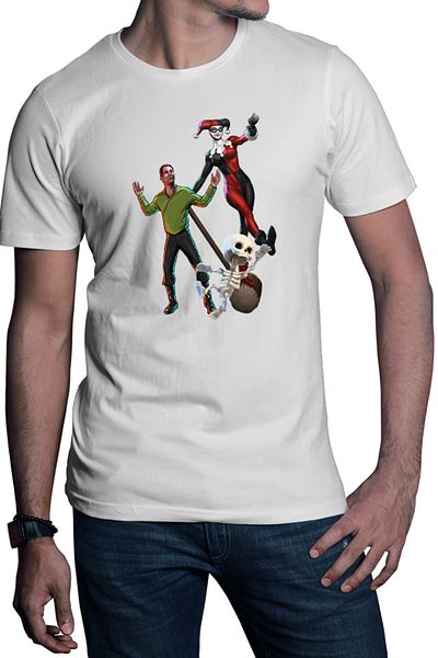 OEM Tricou barbati Star Trek Joker Woman Skeleton Clash Royale Scared Balance