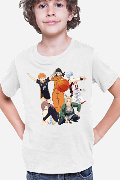 OEM Tricou copii Fire Force Maki Naruto Haikyuu Hinata Kuroko