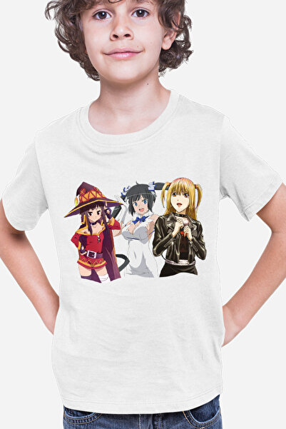 OEM Tricou copii DanMachi Hestia Konosuba Megumi Death Note Misa