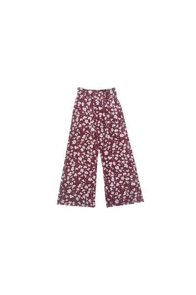 Boncuk Girl's Wrinkled Fabric Trousers