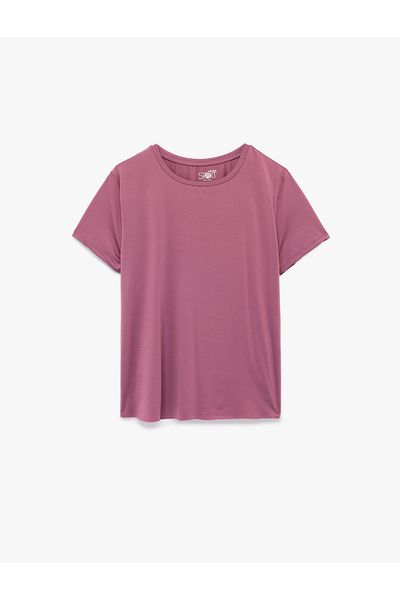 Koton Short Sleeve Crew Neck Oversize Sports T-Shirt