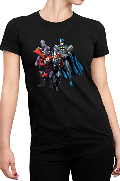 OEM Tricou Femei Thor Batman Thanos American Comics Action
