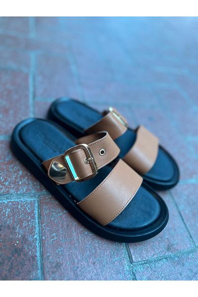 MİSS PARK MODA Banded Women's Slippers