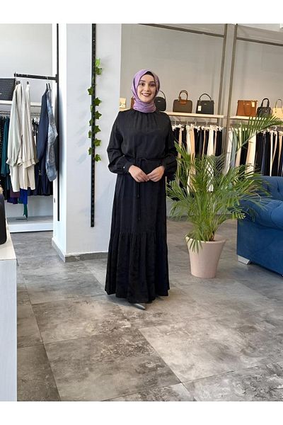 Zühre Women's Hijab Jacquard Vibe Dress 0505