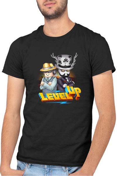 OEM Tricou barbati Roblox Level Up Mayor Cool Story
