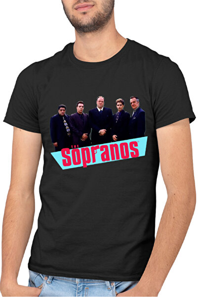 OEM Tricou barbati The Sopranos Mafia Fire Arms Drama Series