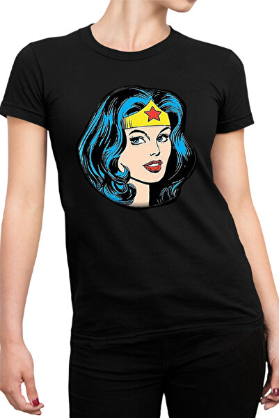OEM Tricou Femei Wonder Woman Head Beautiful Heroes Strong