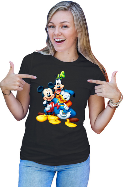 OEM Tricou Femei Mickey Mouse Gooffy Donald Duck Friends Disney
