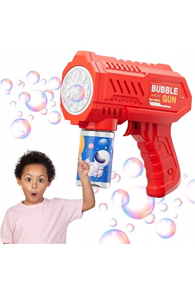 Azaris Pistol de bule LED + cartuș de 100 ml Generator automat de bule