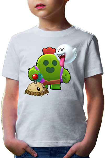 OEM Tricou copii Brawl Stars Shooter Arena Hero Mario Ghost Plants