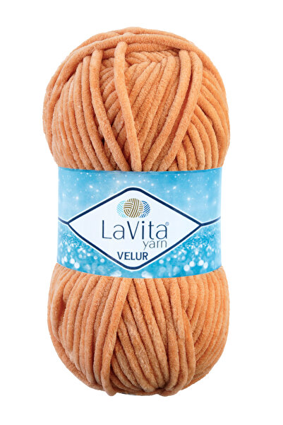 LaVita Yarn Βελούδινο νήμα πλεξίματος στο χέρι 100% Πολυεστέρας 100γρ (1038 Μ...