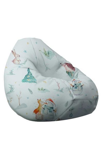 Pufrelax Fotoliu Nirvana Grande, Material Impermeabil - Winter Wonderland