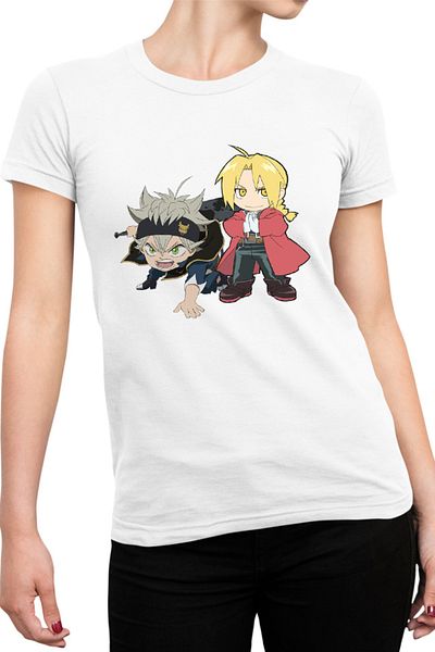 OEM Tricou Femei Black Clover Asta Edward Elric Fantasy Alchemy Super Powers