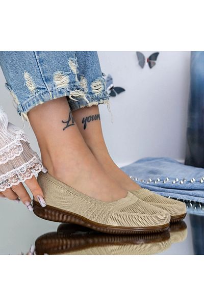 FASHION Ballerina Dama JX-75 Beige