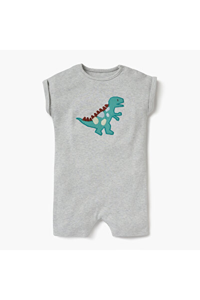 Juniors Dinosaur Detail Romper with Short Sleeves - Set of 2