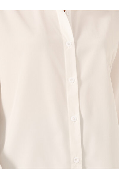 Take Two By Styli Solid Long Sleeve Spread Collar Shirt