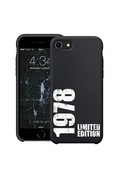 bestcase ® Husă subțire din silicon pentru Apple iPhone SE 3 / SE 2 / 7 / 8, 1978, 1396527 B 1953