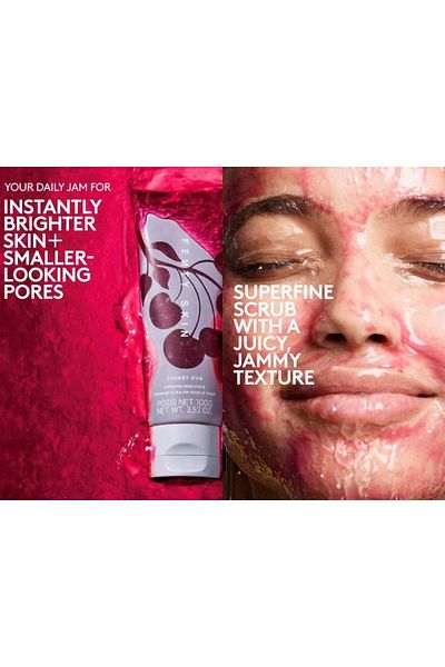FENTY BEAUTY Fenty Skin Cherry Dub Scrub, Scrub de față, cu cireșe, 100 g
