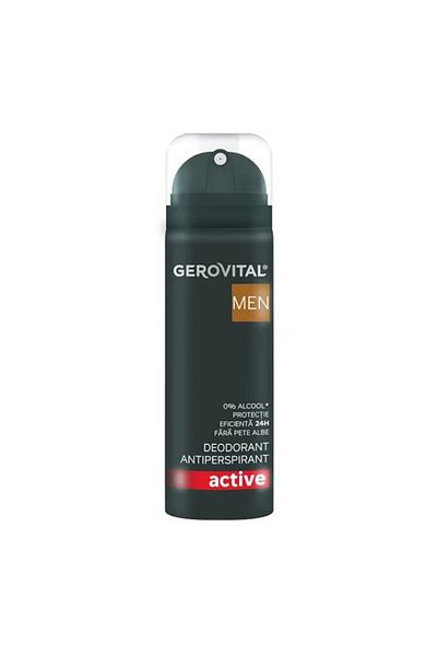 GEROVITAL Men Active Antiperspirant Deodorant, 150ml