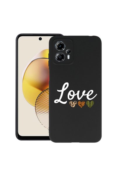 bestcase ® Slim Silicon Case For Motorola Moto G13 / G23, Love, 1399690 B 1875