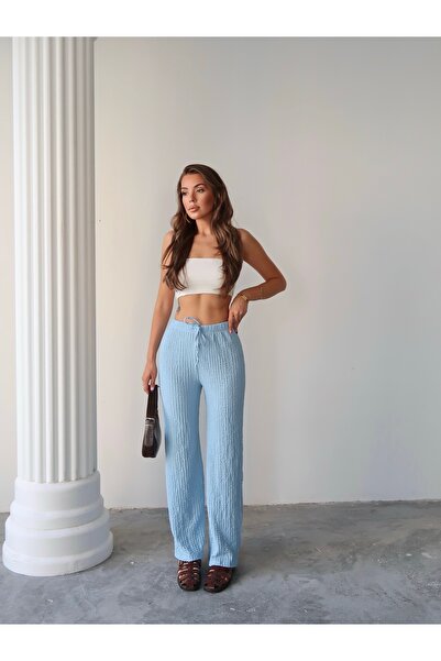 Paw Garage Pantaloni de damă Zelda Bubble Fabric