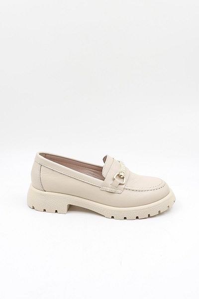 Venüs Women's Genuine Leather Daily Sandals Vn454259Y Beige