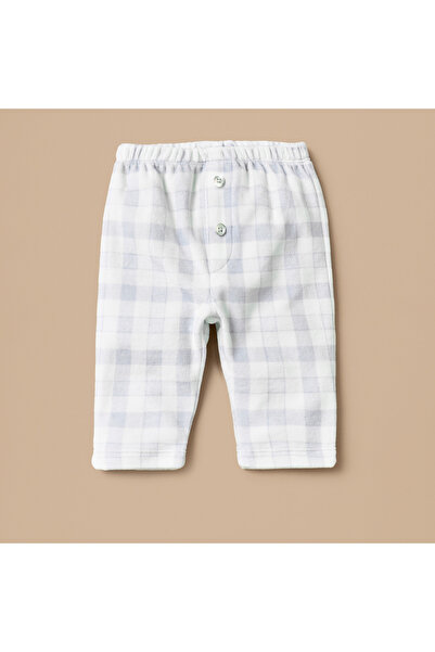 giggles Penguin Embroidered Top and Checked Pyjama Set