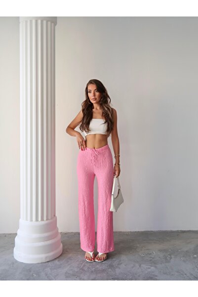 Paw Garage Pantaloni de damă Zelda Bubble Fabric