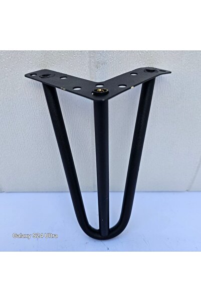 ADG METAL VERA Siyah 12cm METAL AYAKLAR Mobilya Ayakları, Koltuk, Kanepe, Ber...