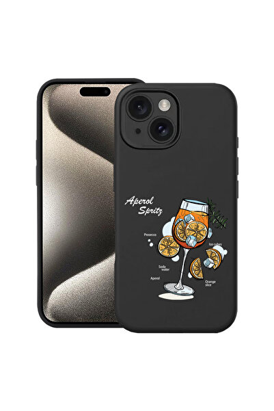 bestcase ® Θήκη σιλικόνης Premium για Apple iPhone 15 Plus, Aperol Spritz, 1690164 PB 1844