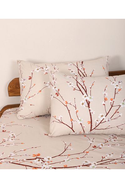 ENESSA Patterned Fitted Sheet Single and King Size