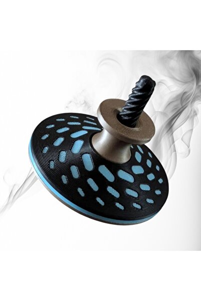 Tasarım 3D Baskı Desenli Dönen Topaç – Spiral, Nokta ve Örgü Model – El ile Ç...